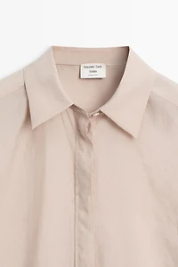 Semi-sheer flowing shirt - STUDIO