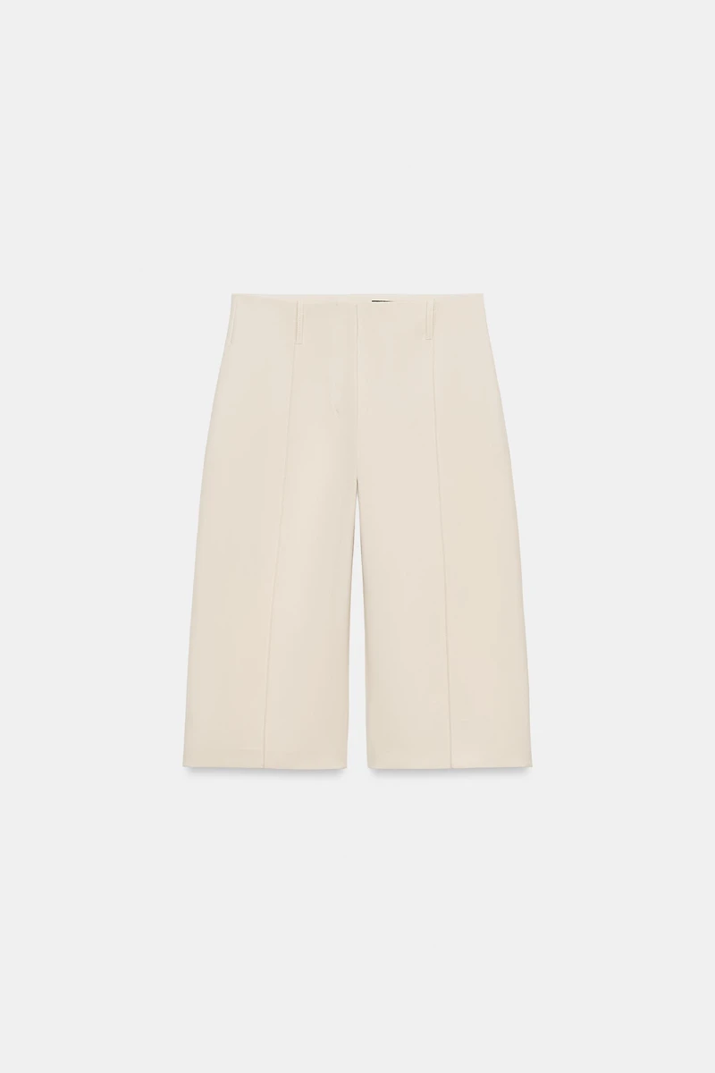 STRAIGHT SHORTS WITH FRONT SEAM ZW COLLECTION