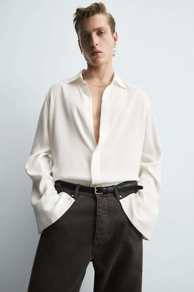 LIMITED EDITION CUPRO - VISCOSE SHIRT