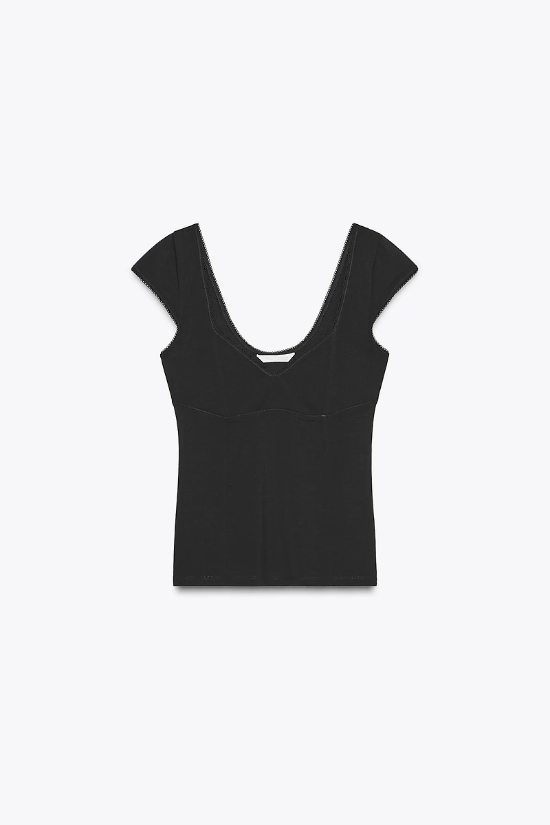 LYOCELL LACE TOP