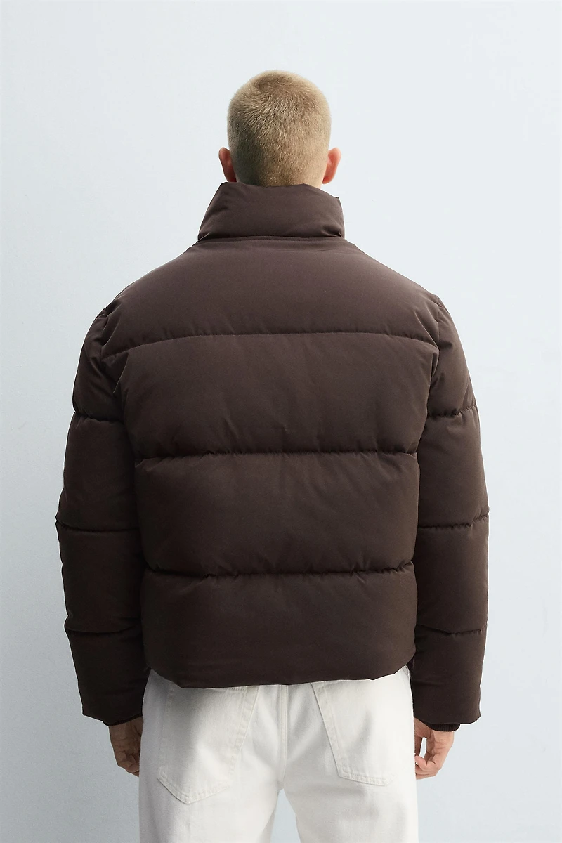 VESTE REMBOURRÉE BOXY FIT DÉPERLANTE
