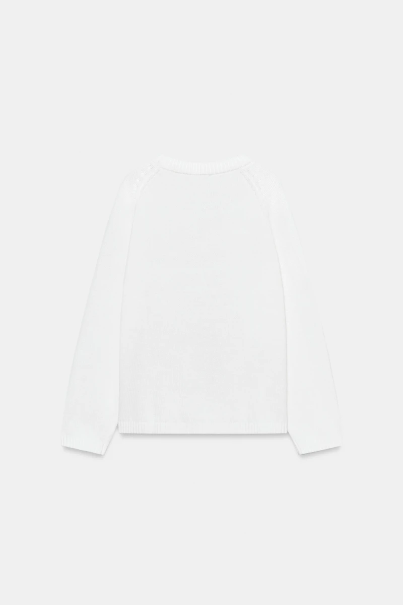 ROUND NECK KNIT SWEATER