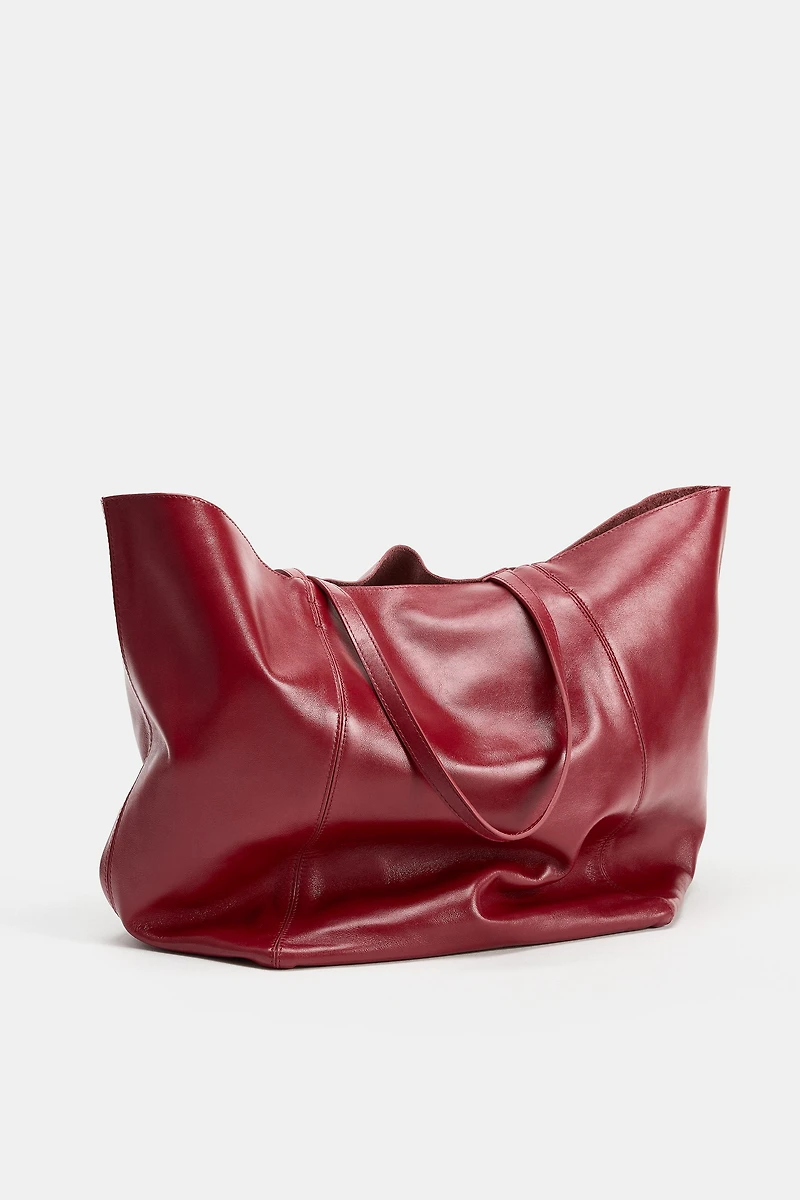 SAC SHOPPER EN CUIR