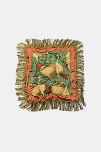 FOULARD EN SATIN À IMPRIMÉ HÉRONS