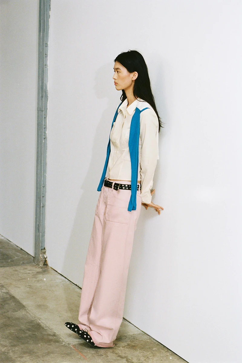 FITTED POPLIN SHIRT