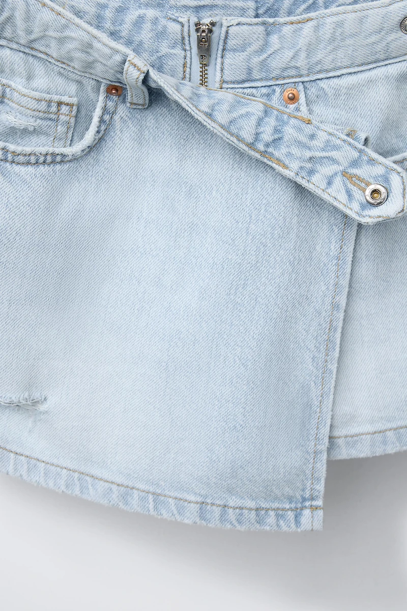 JUPE-SHORT EN JEAN