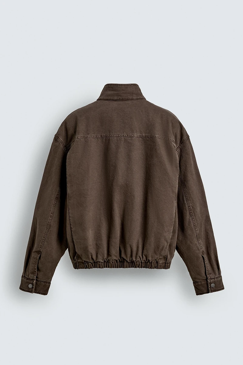 CROPPED FIT FIREMAN CLASP JACKET