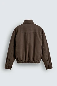 CROPPED FIT FIREMAN CLASP JACKET