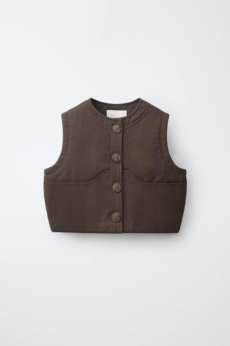 OVERSIZED QUILTED VEST