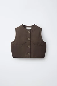 OVERSIZED QUILTED VEST