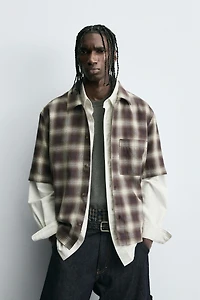 PLAID OVERSHIRT