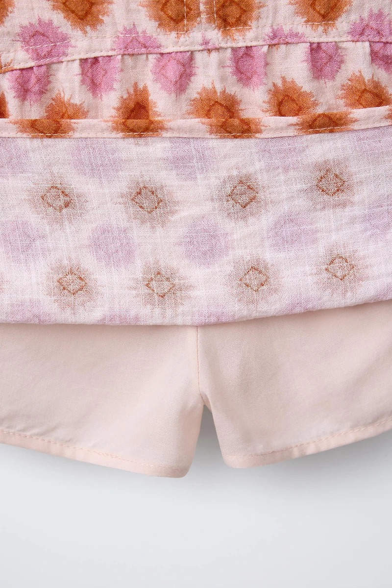 SUN PRINT SKORT