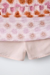 SUN PRINT SKORT