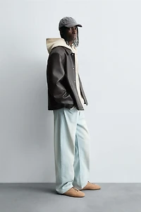 BLOUSON EN MATIÈRE SYNTHÈTIQUE