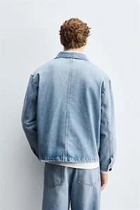 VESTE EN JEAN DÉLAVÉE