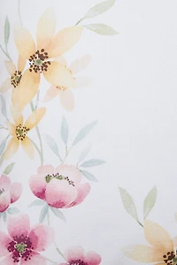 HOUSSE DE COUSSIN IMPRIMÉ FLORAL