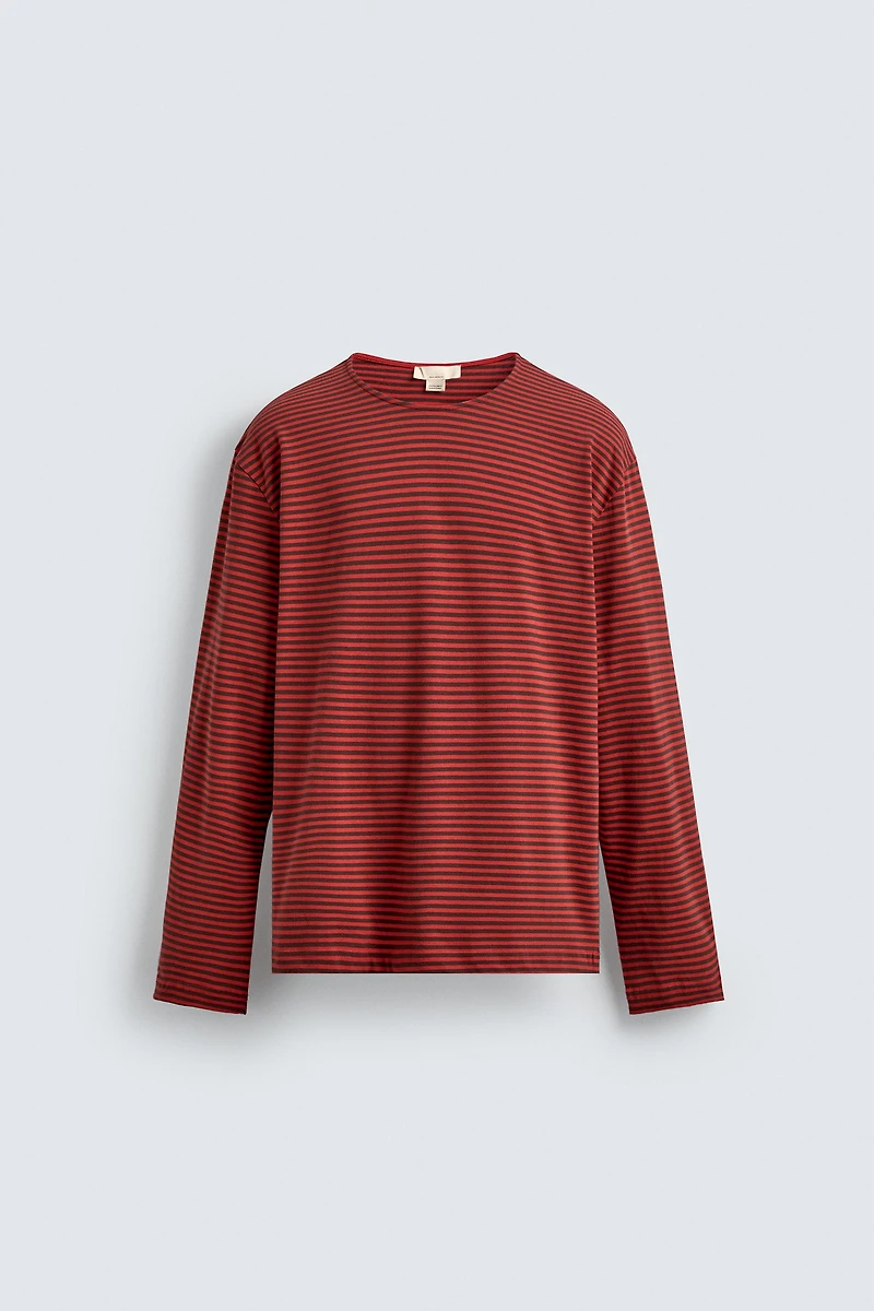 LIMITED EDITION STRIPED JACQUARD T-SHIRT