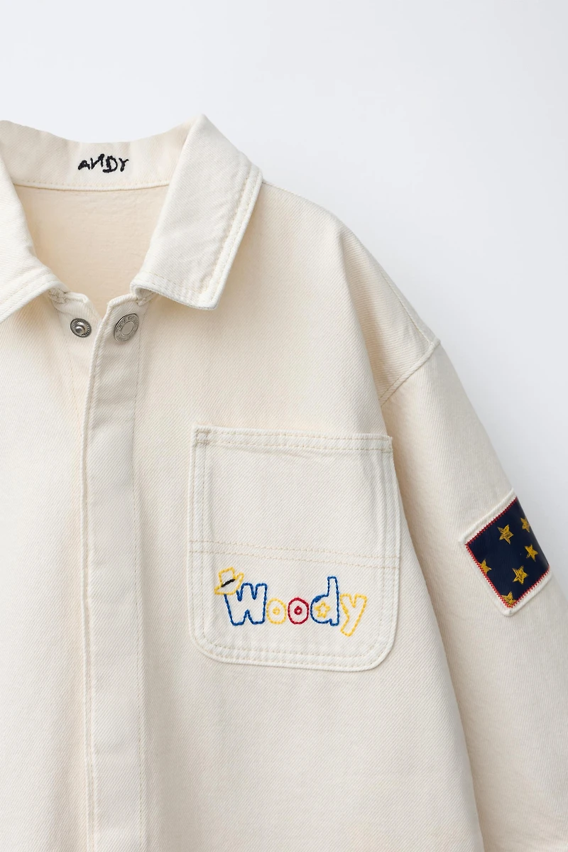 TOY STORY © DISNEY PIXAR EMBROIDERED TWILL OVERSHIRT