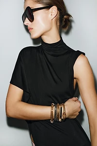 FIVE-PACK OF COMBINED ELASTIC BRACELETS