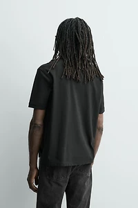WASHED PIQUÉ POLO SHIRT AARON LEVINE X ZARA
