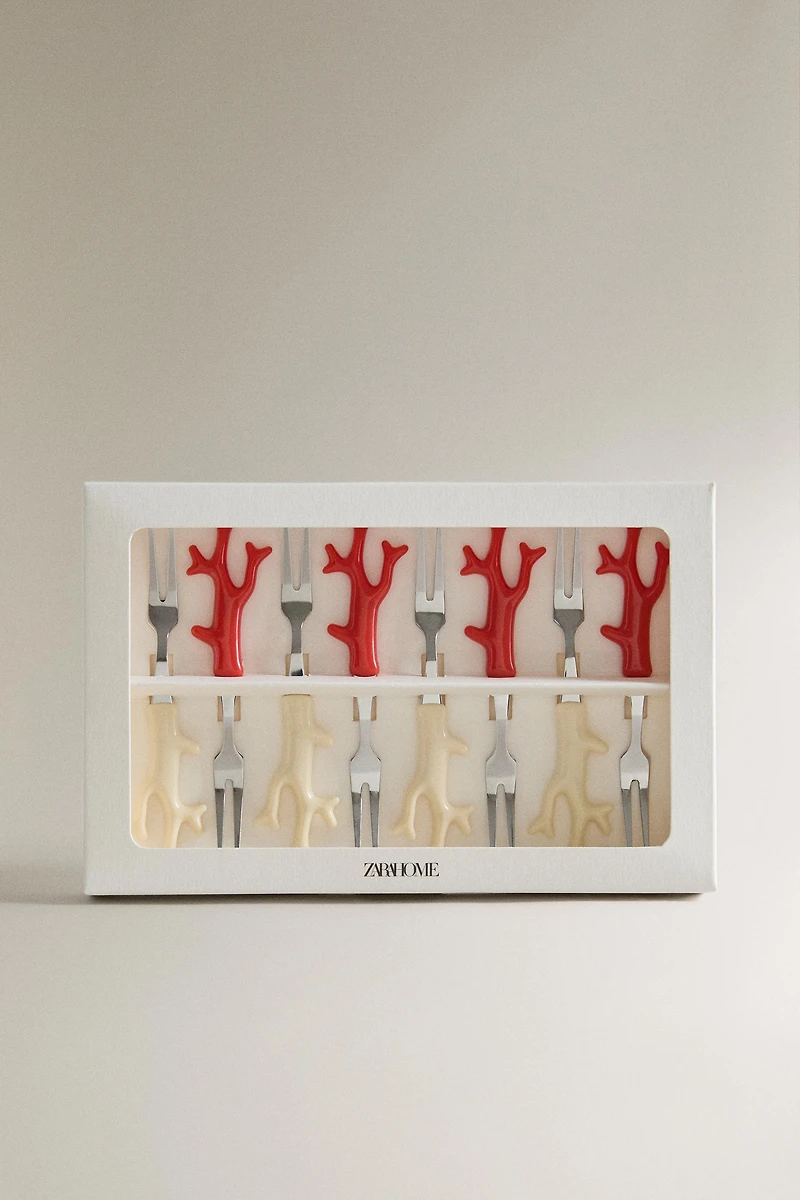 CORAL MINI FORK SET (PACK OF 8)