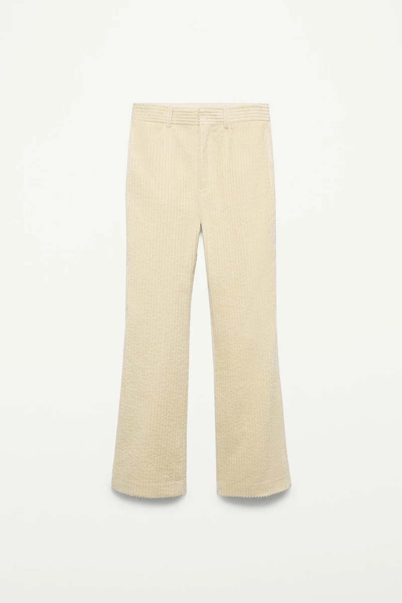 FLARE CORDUROY PANTS - THE ITEM ZARA WOMAN