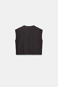 RUSTIC SLEEVELESS TOP