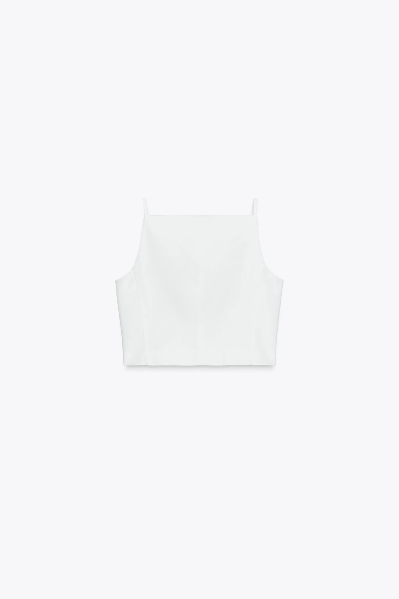 STRAPPY CROP VEST