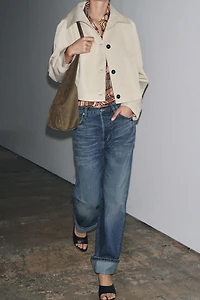 ZW COLLECTION SHORT TRENCH COAT
