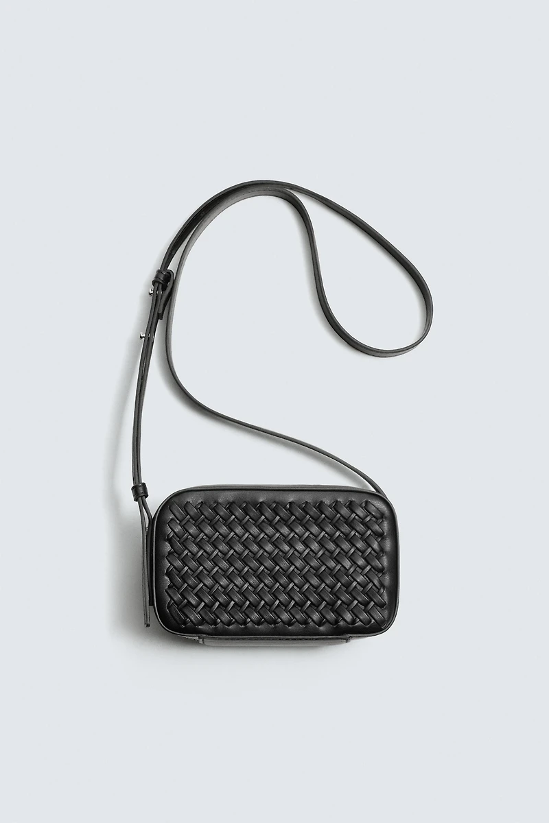 WOVEN CROSSBODY BAG