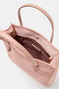 SATIN HANDBAG