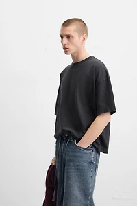 LIGHTWEIGHT WASHED BOXY FIT T-SHIRT