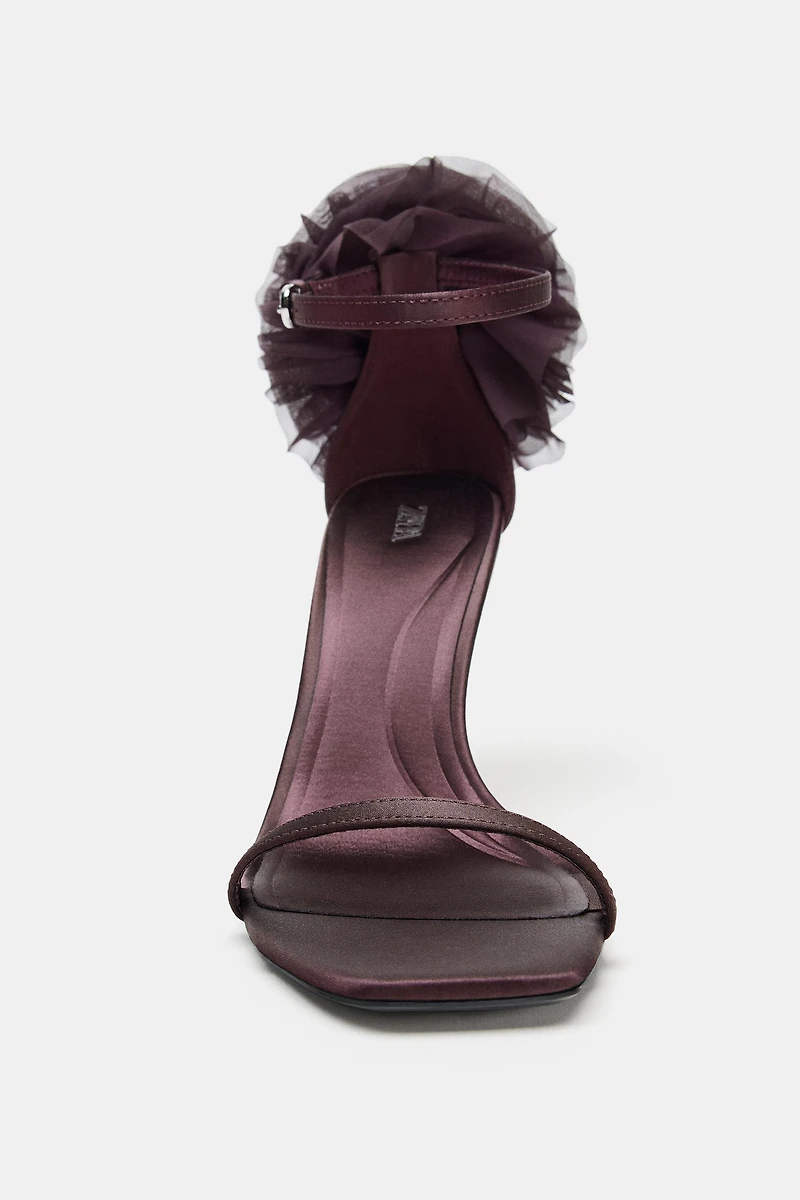 MAXI FLOWER WEDGE SANDALS