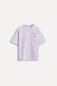 6- YEARS/ 50TH ANNIVERSARY LABEL POCKET T-SHIRT