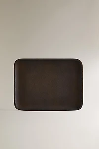 BLACK METAL TRAY