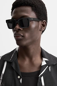 CHEMISE ÉLASTIQUE À IMPRIMÉ ABSTRAIT