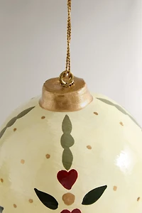 DÉCORATION ARBRE BOULE PAPIER MÂCHÉ NOËL