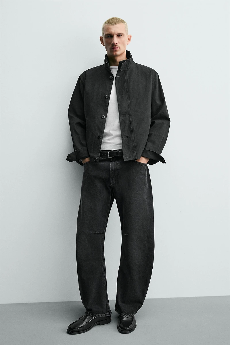 RELAXED BARREL FIT JEANS