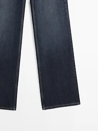 Jean wide leg taille haute