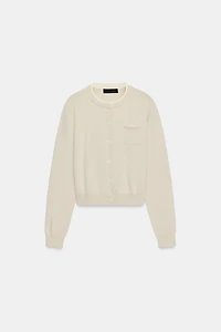 VESTE EN MAILLE BIMATIÈRE