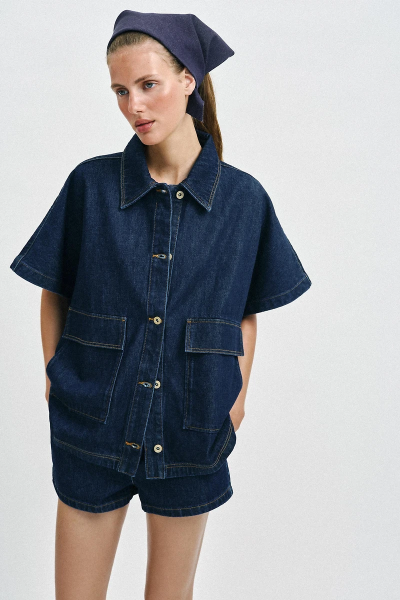 Z1975 OVERSIZED DENIM OVERSHIRT