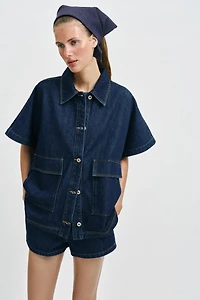 Z1975 OVERSIZED DENIM OVERSHIRT