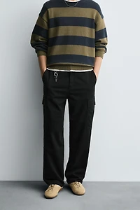 STRAIGHT FIT CARGO PANTS