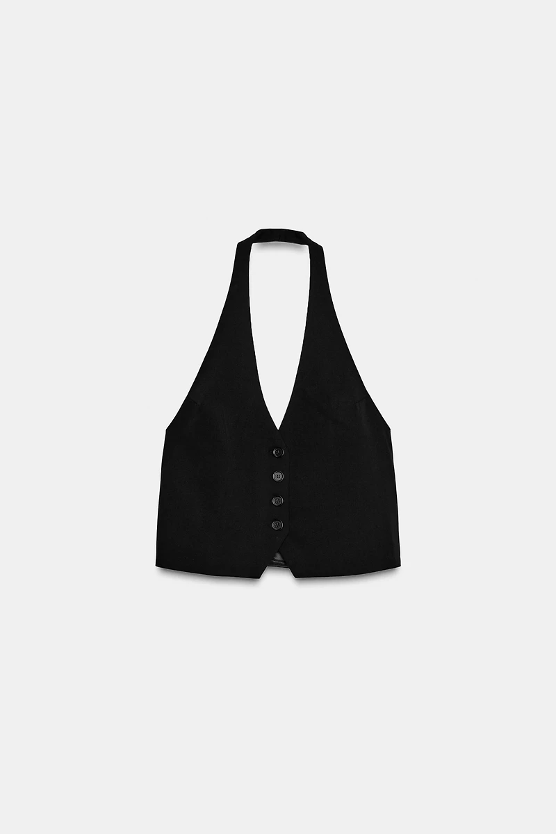 DETACHABLE TIE VEST TOP