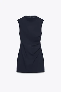 ROBE COURTE ÉPAULETTES