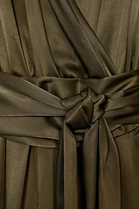 ZW COLLECTION SATIN EFFECT BLOOMER JUMPSUIT