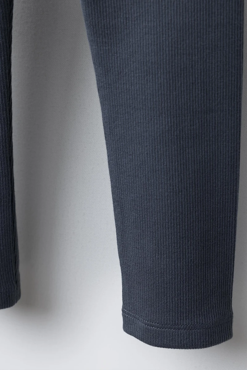 LEGGING CÔTELÉ ÉTIQUETTE