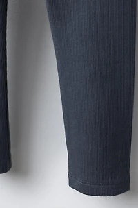 LEGGING CÔTELÉ ÉTIQUETTE