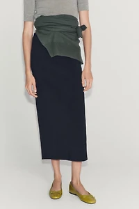 LEATHER BOW BALLET FLATS