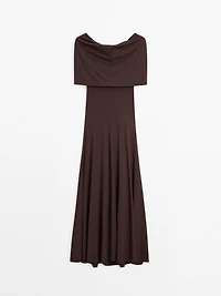 Long strapless dress